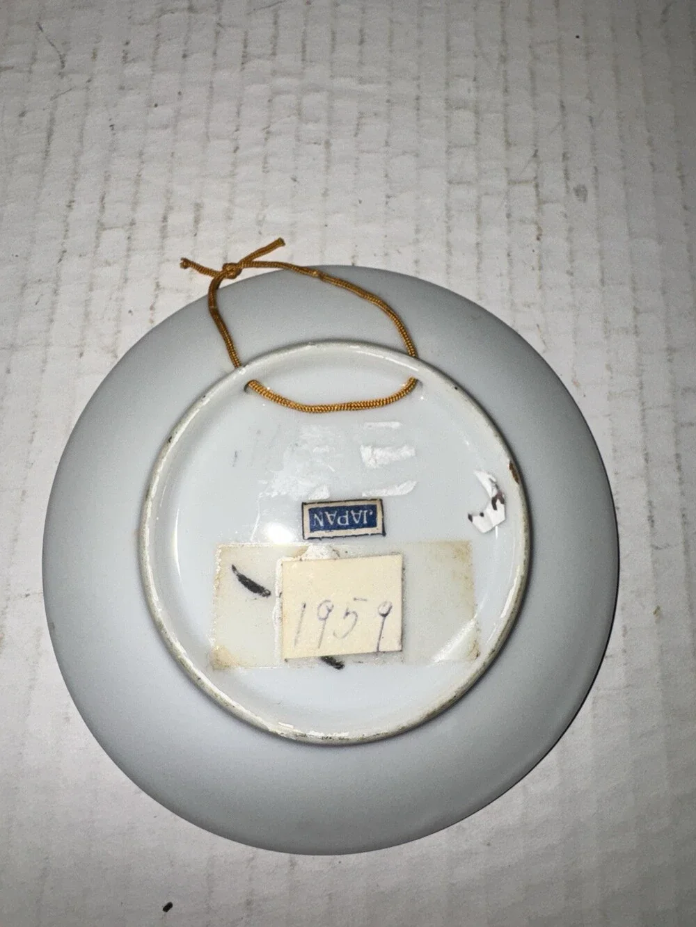 Vintage Great Smoky Mountains The Loop Souvenir Plate Japan Hand Painted